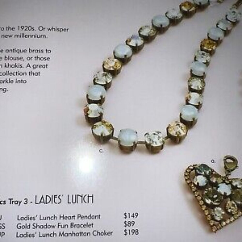 Sabika Retired Classics Vol. 3 Ladies Lunch Manhattan Choker - Picture 6 of 6